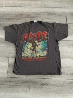 Anvil | Shirts | Acdc Back In Black 996 Vintage Band Tshirt Anvil